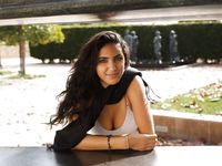 Fully clothed teen Cameron Hamze loves to show off some skin in public